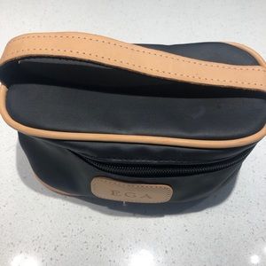 Jon Hart black toiletry bag